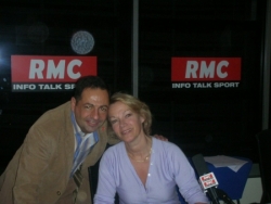 Avec Brigitte Lahaie le 1er décembre 2006